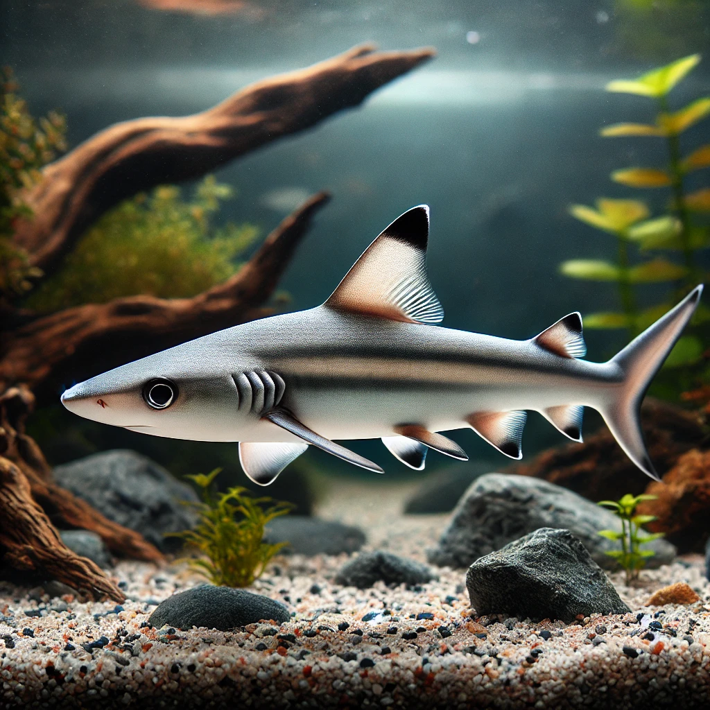Balantiocheilus melanopterus Srebrny rekin