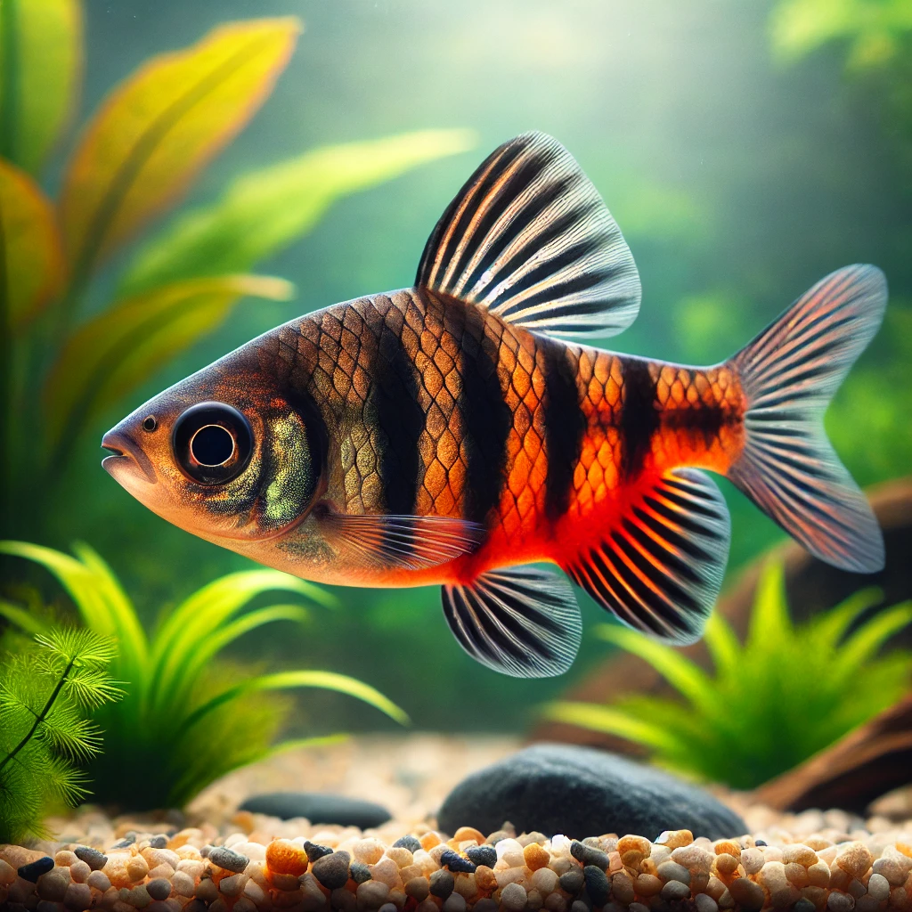 Barbus nigrofasciatus Brodaty
