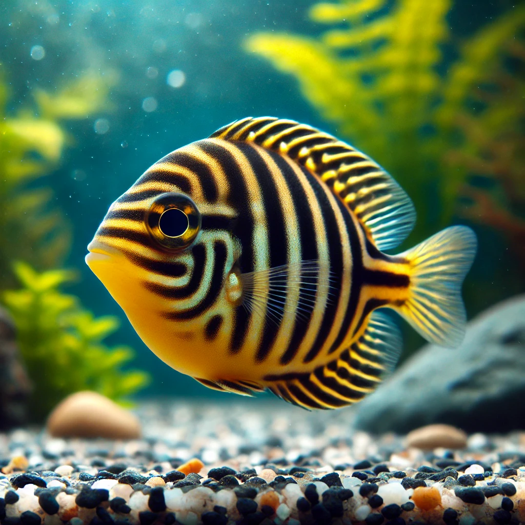 Brachygobius doriae (Ryba pszczół, Bumblebee Fish)