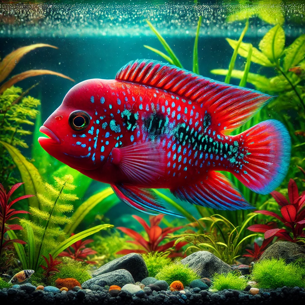 Hemichromis bimaculatus Klejnot cichlid