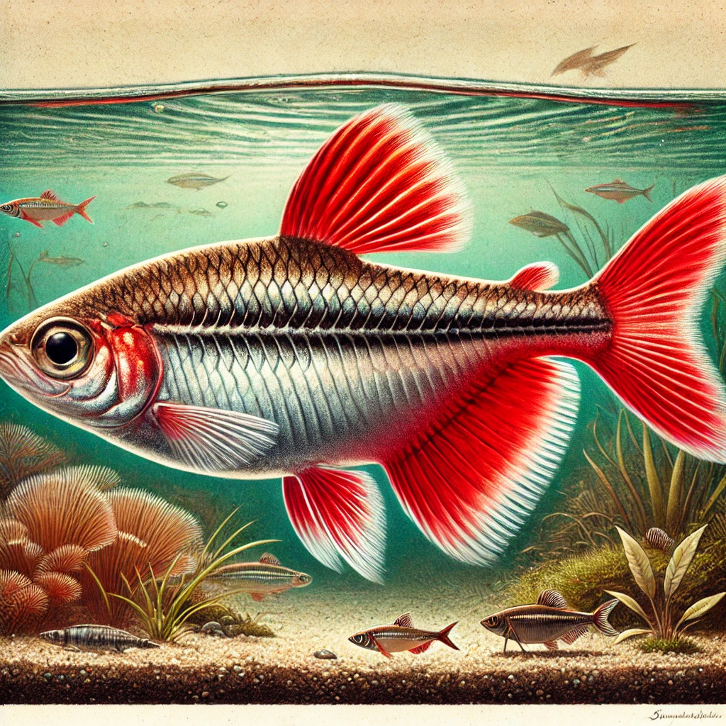 Hyphessobrycon flammeus Roo Tetra z Rio