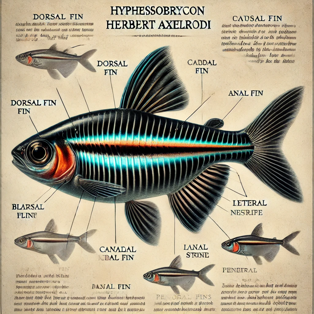 Hyphessobrycon herbertaxelrodi Czarny neon