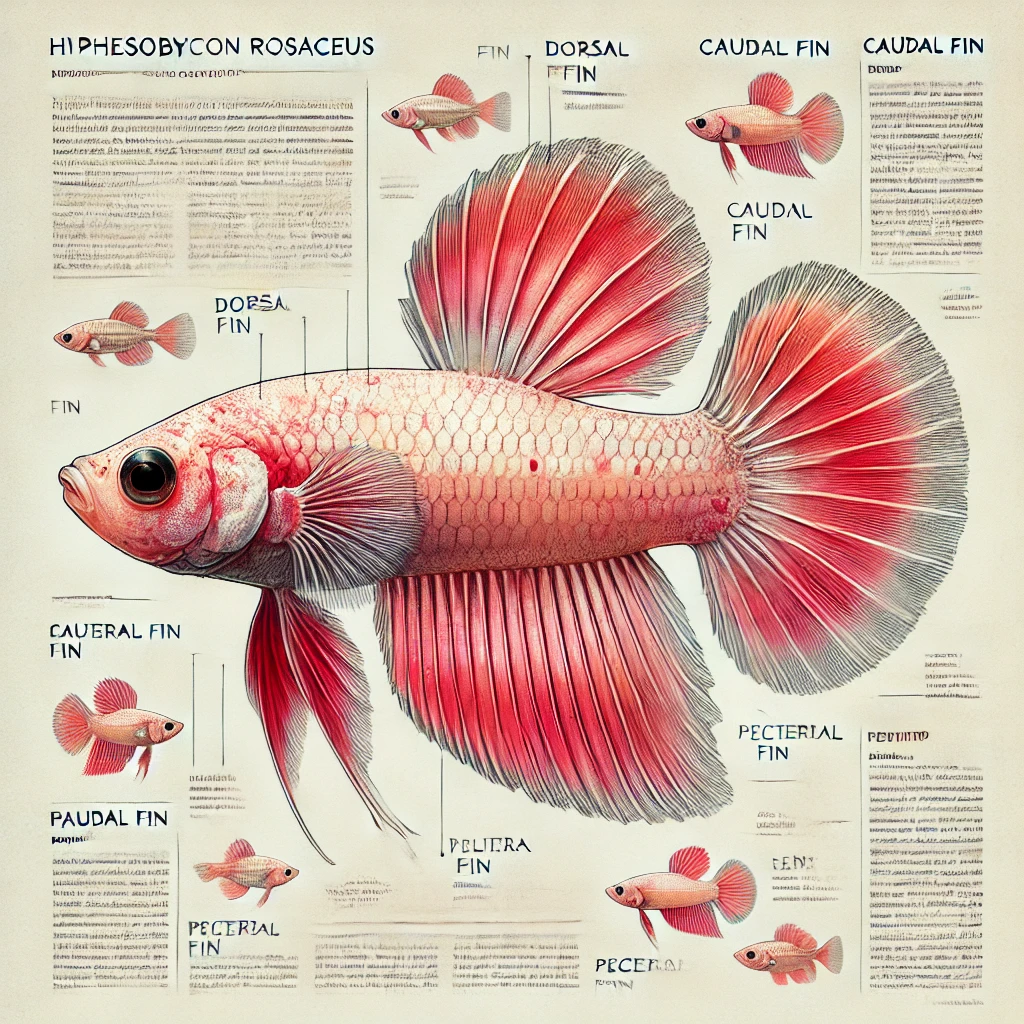 Hyphessobrycon rosaceus Różowa tetra