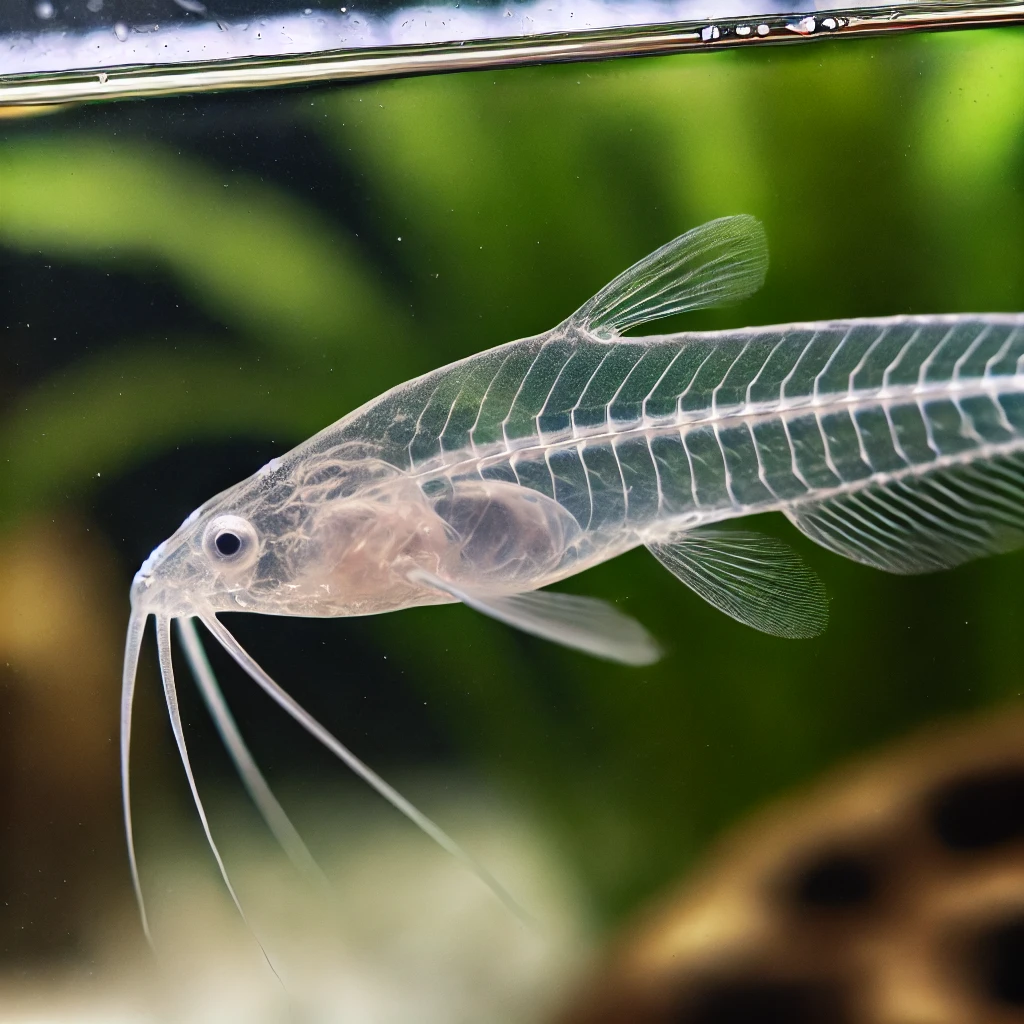 Kryptopterus bicirrhis Szklany sum