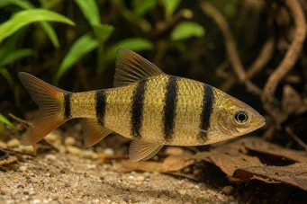 Barbodes pentazona (Pięciopasmowy brodaty)