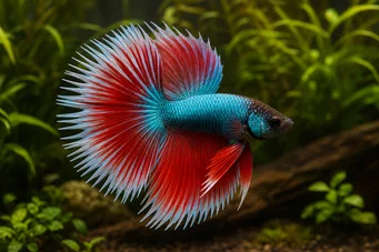 Betta splendens halfsun (Wojownik)