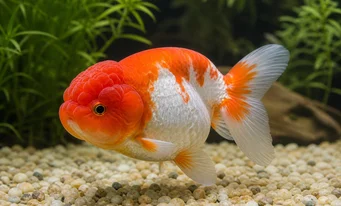 Carassius auratus lion (Głowa lwa)