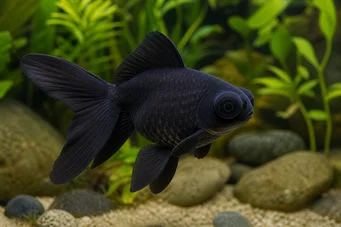 Carassius auratus moor (Cumować)
