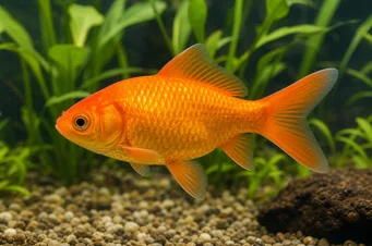 Carassius auratus poisson (Kometa)