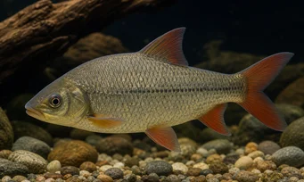 Distichodus noboli (Czerwone płetwy distichodus)