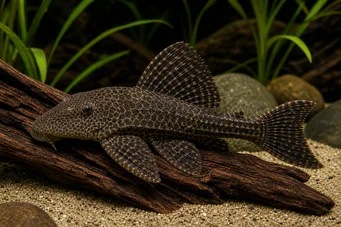 Hypostomus plecostomus Pleco, pralka, ssanie