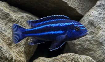 Melanochromis cyaneorhabdos Melanochromis usano