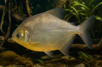 Mylossoma aureum Pompano, złote pacou