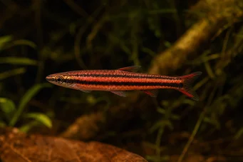 Nannostomus mortenthaleri (Koral czerwony ołówek)