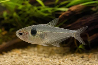 Phenacogaster megalostictus (Duża plama szklana tetra)