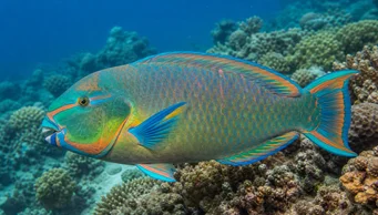 Scarus guacamaia (Rainbow Parrot)
