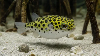 Tetraodon nigroviridis (Zielony tetrodon)