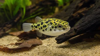 Tetraodon schoutedeni Kongo Tetraodon, Leopard Tetraodon