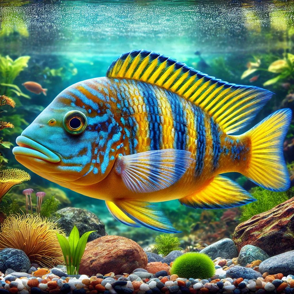 Pseudotropheus tropheops Żółty