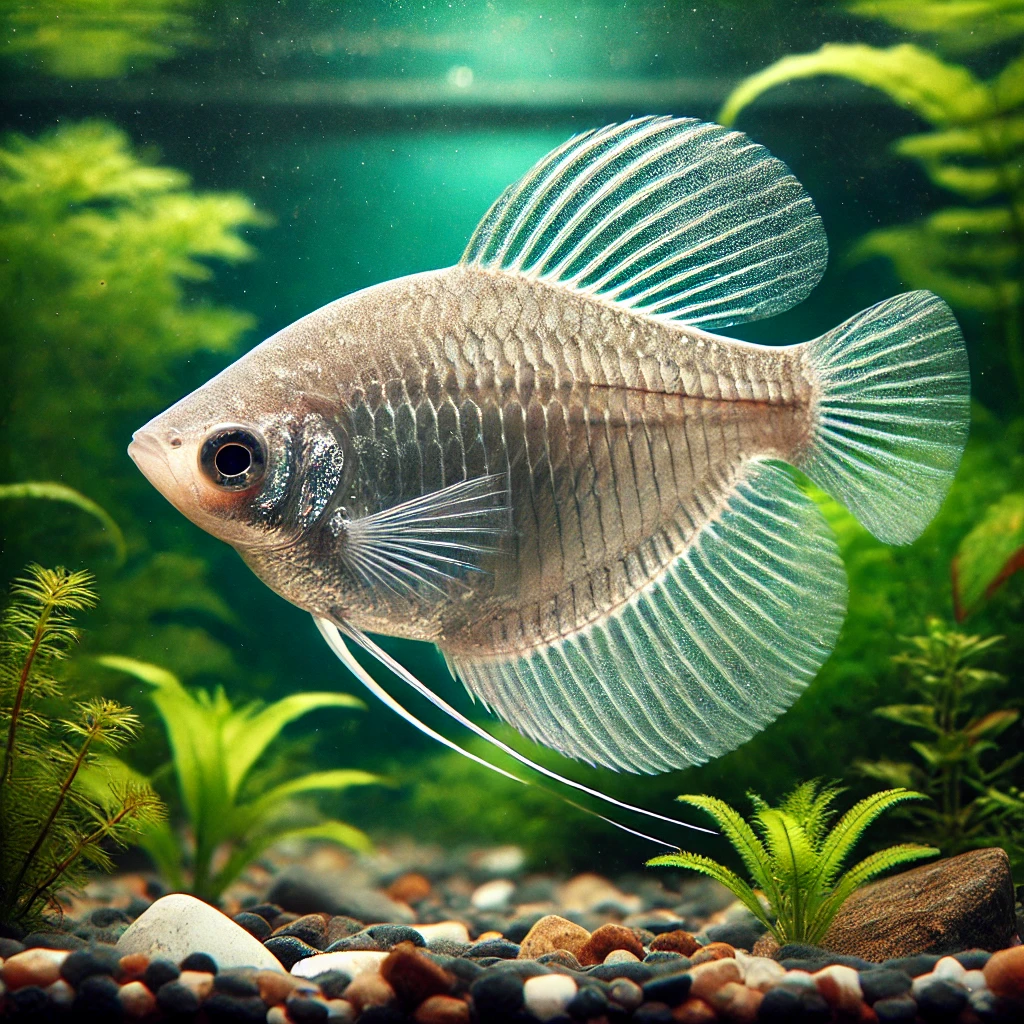 Trichogaster microlepis GOURAMI MOON
